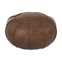 Wayfair on sale leather pouf